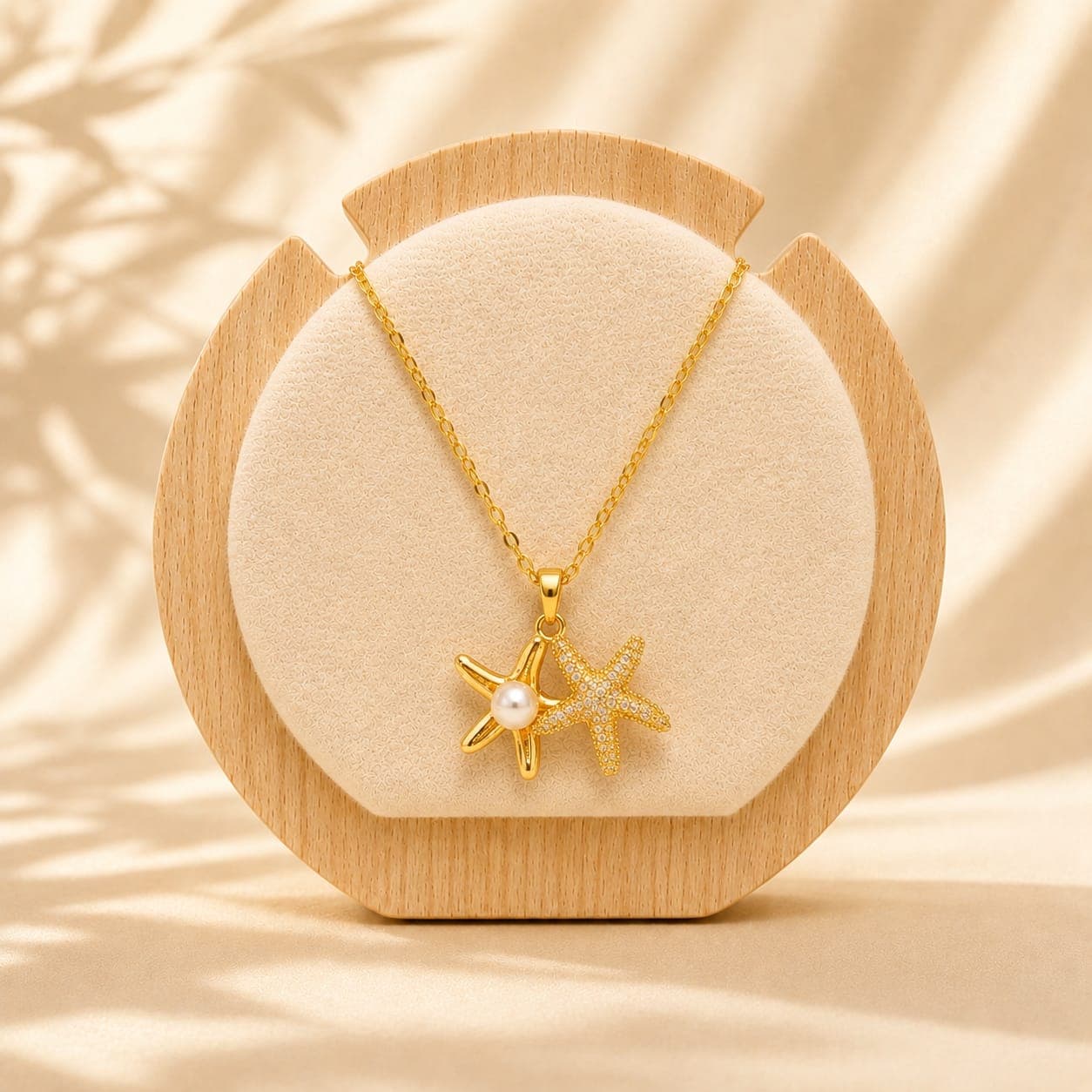 Starfish Pearl Pendant