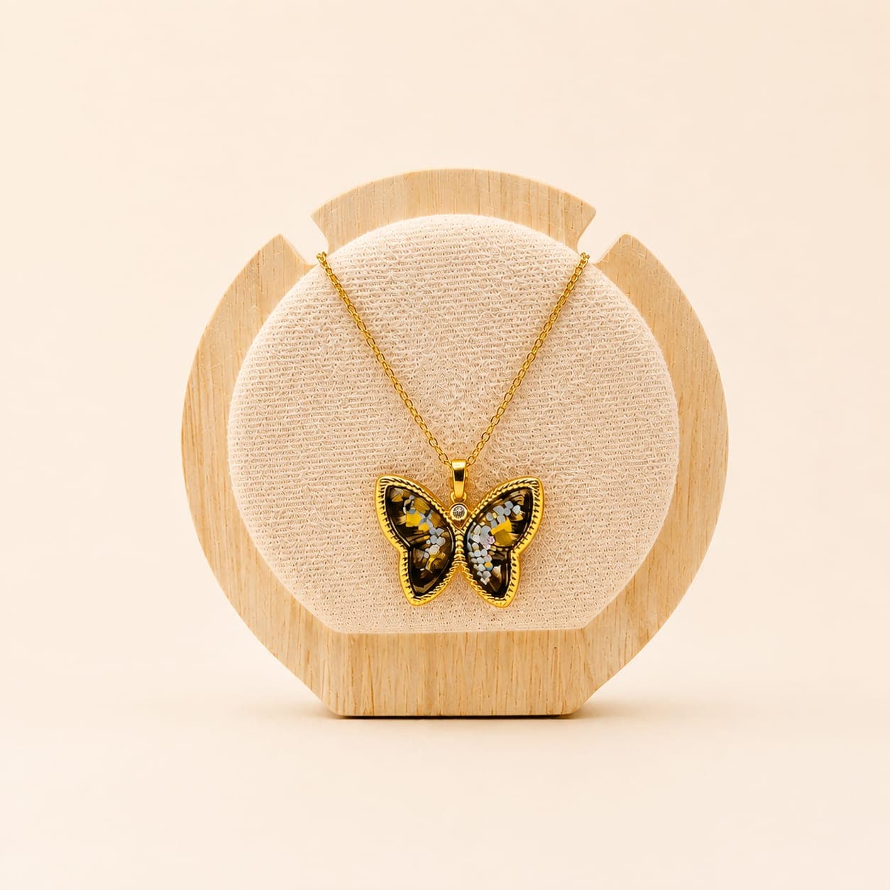 Obsidian Butterfly Necklace