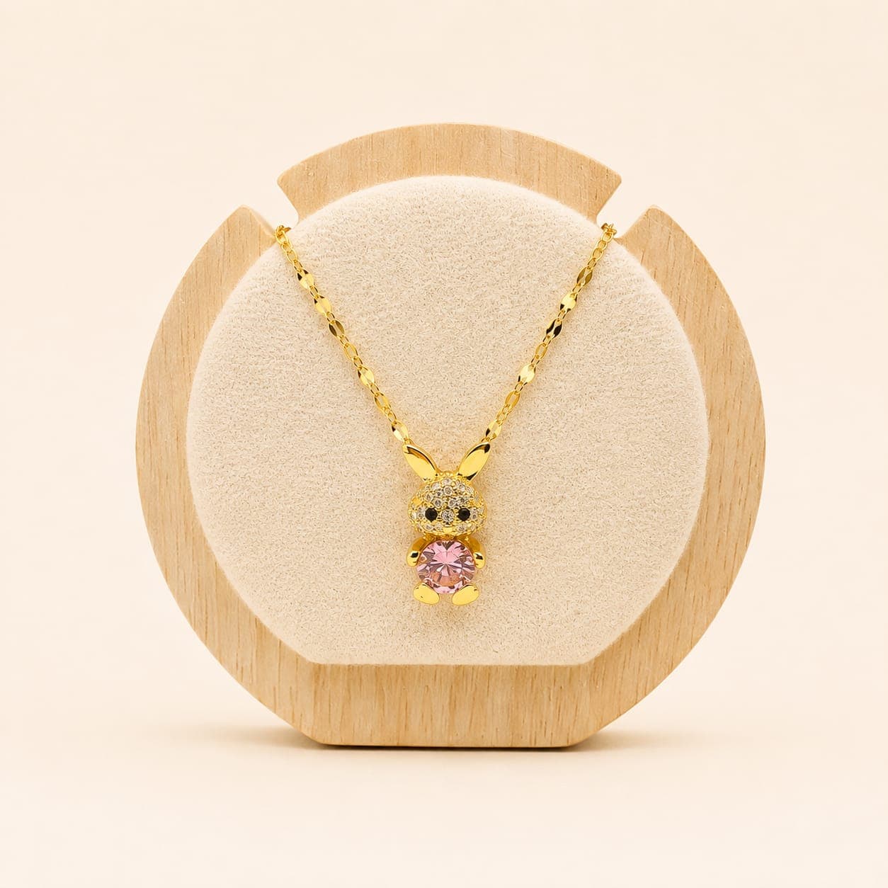 Golden Bunny Pendant